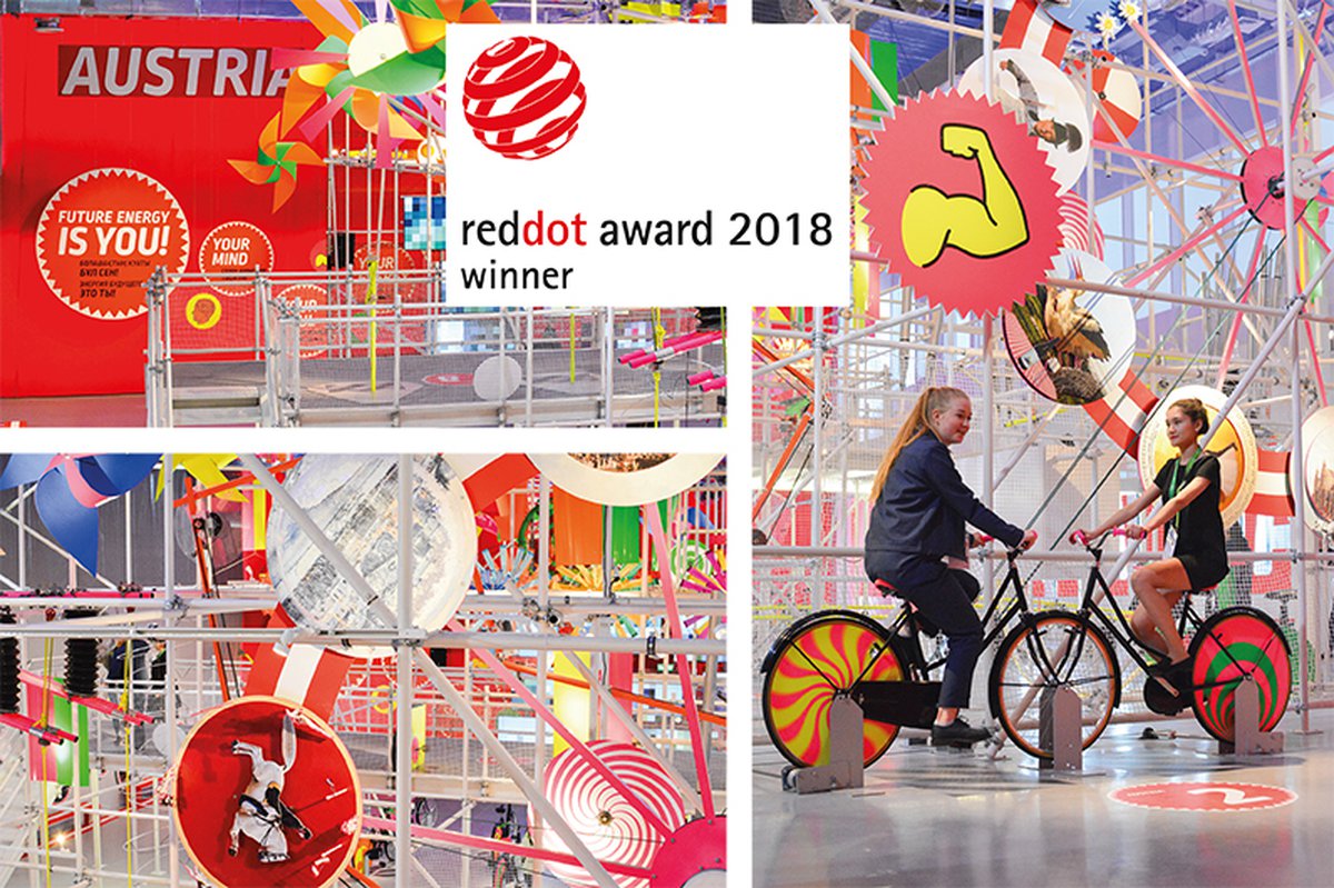 Ausgezeichnet mit dem Red Dot Award!