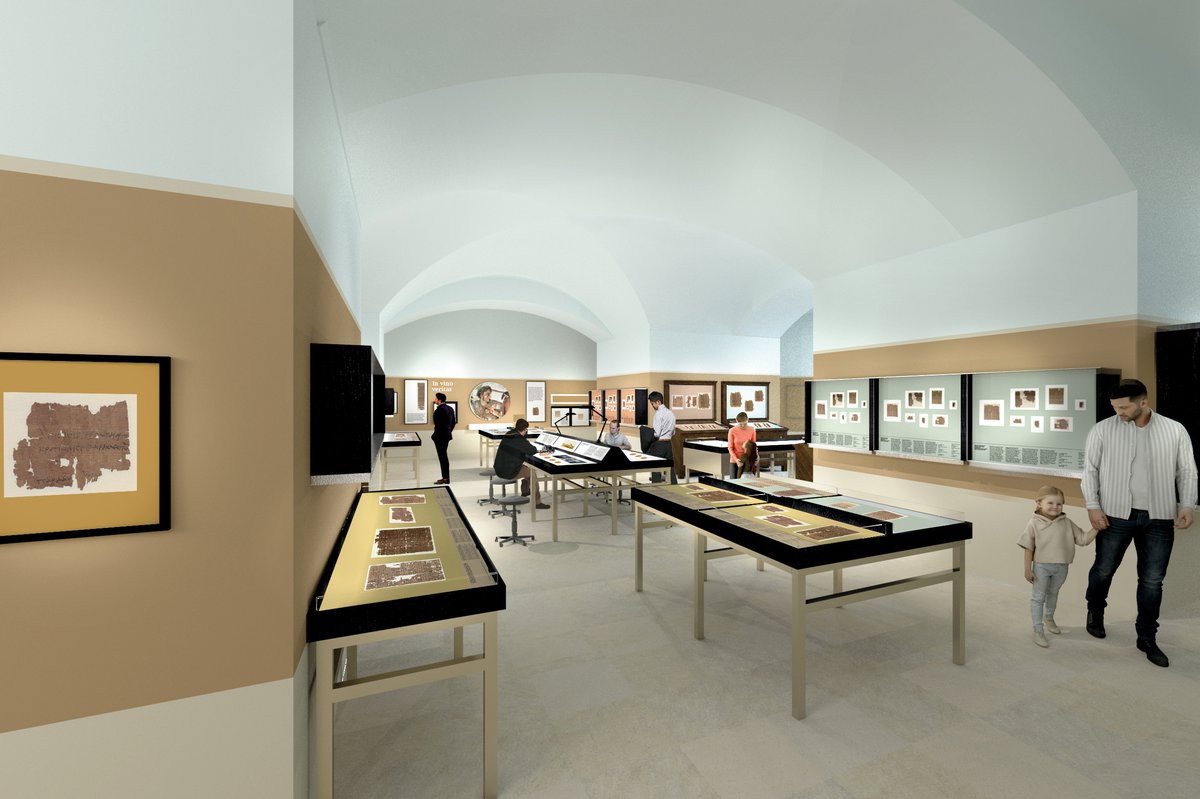 Noch einmal ins Papyrusmuseum …