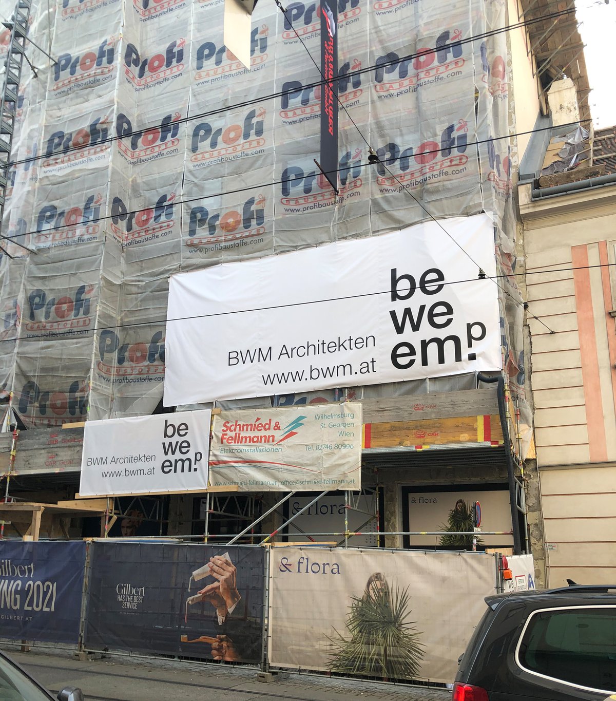 Hochbetrieb in Wien 7