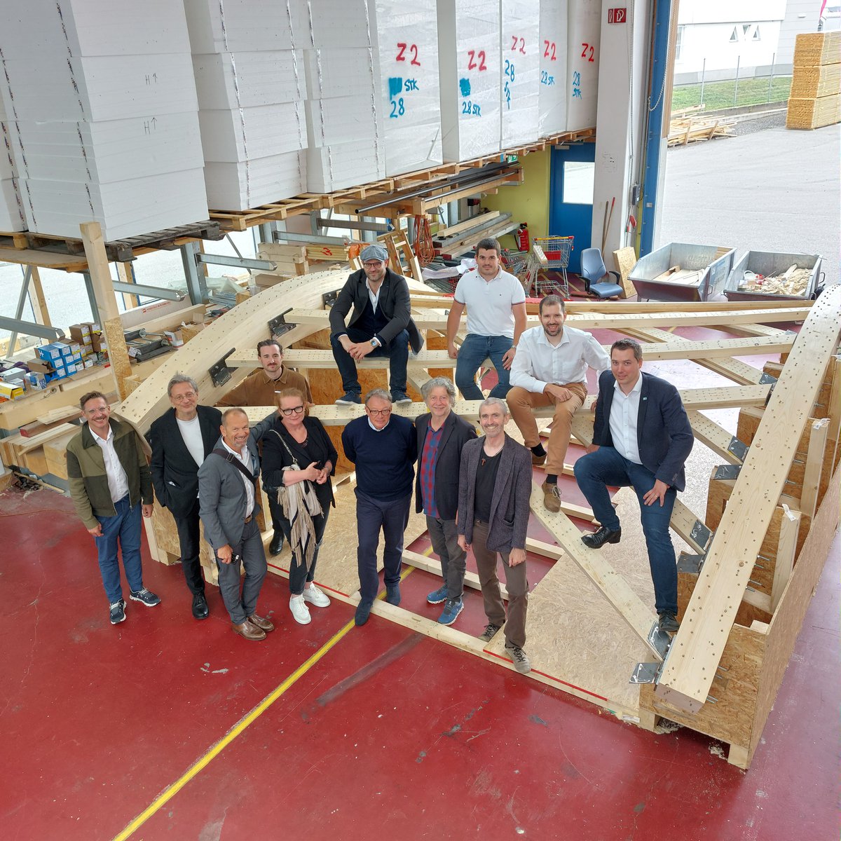 Die Schleife nimmt Form an …