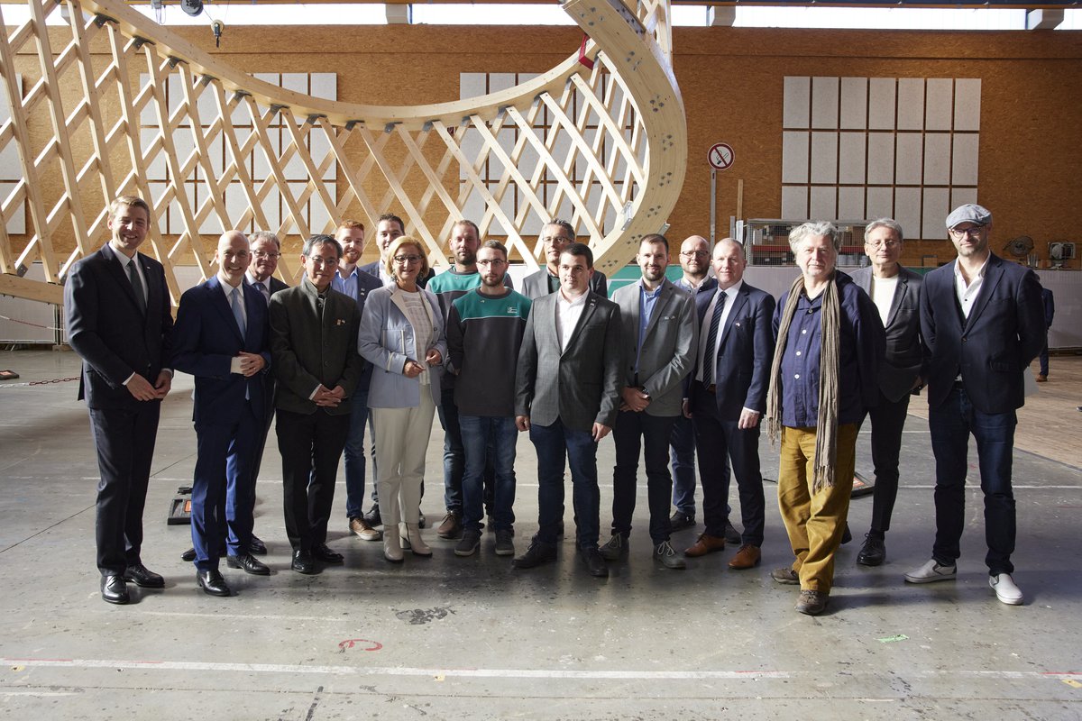 A music band made of wood