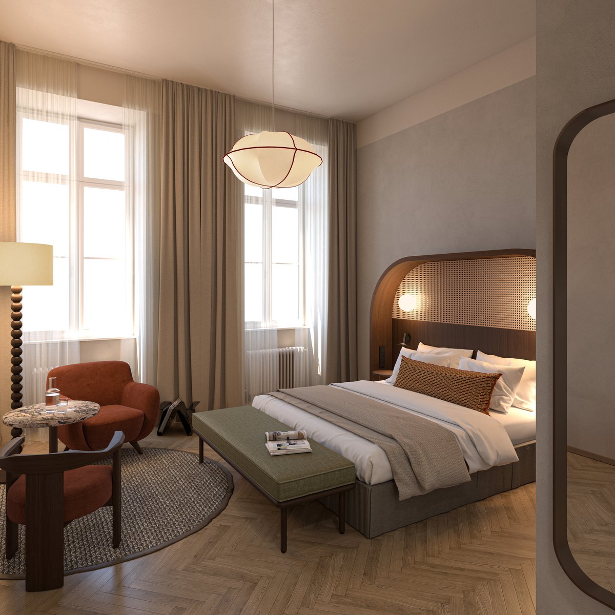 Heritage-protected palais