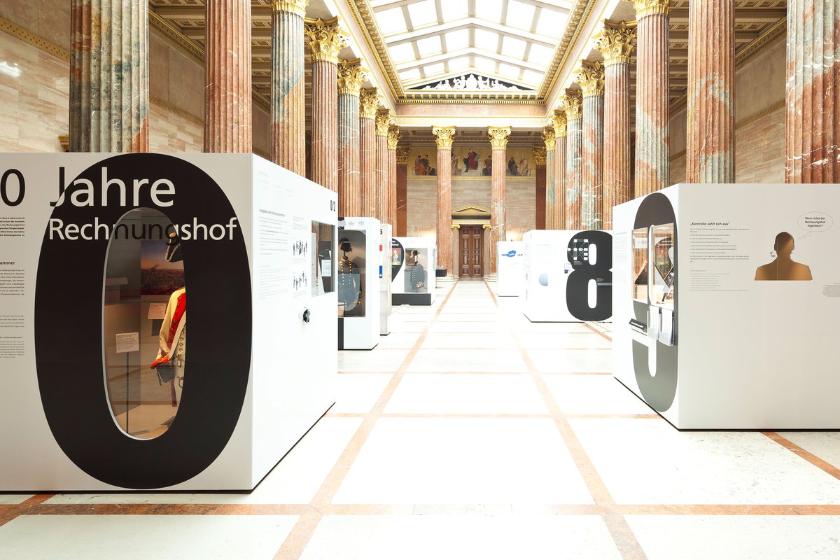 Ausstellung "250 Jahre Rechnungshof" - Parlament Wien