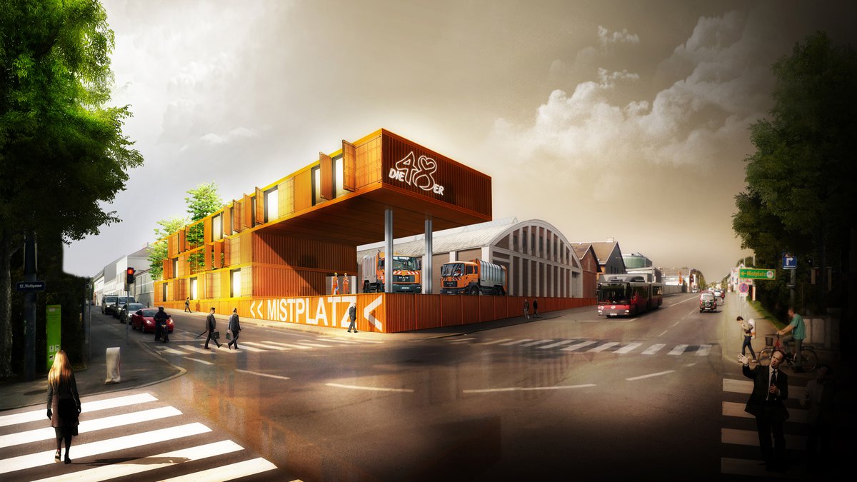 Bürogebäude MA 48 / Wettbewerb 1. Platz