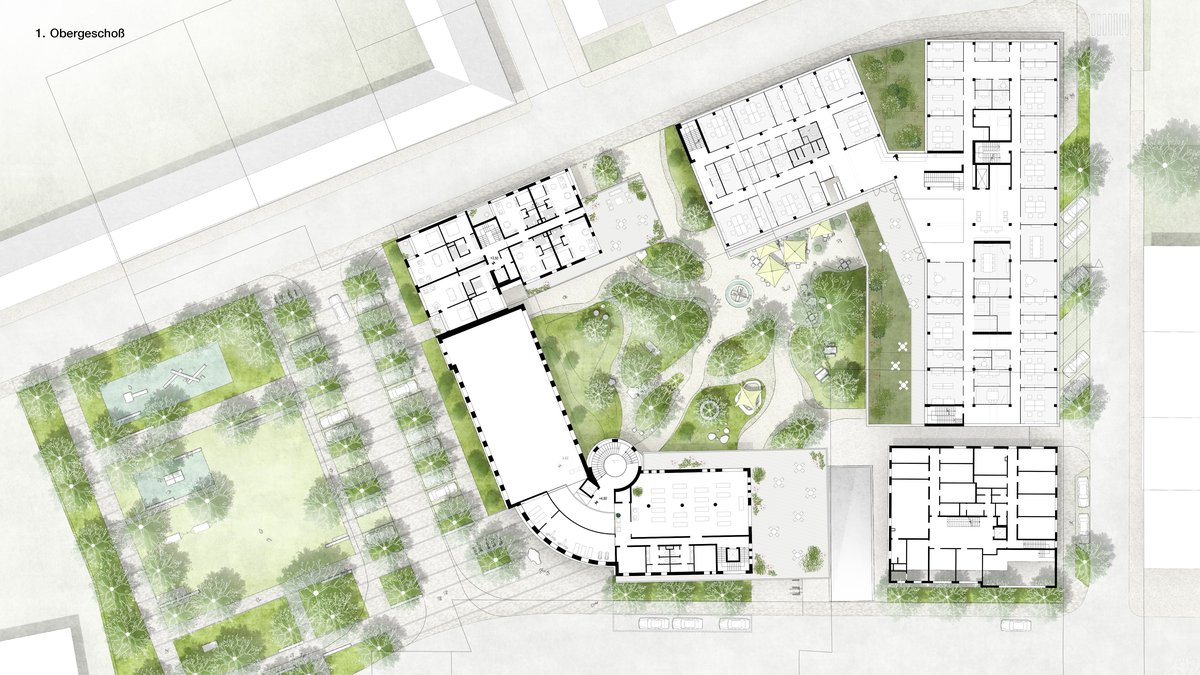 Campus Amstetten - Wettbewerb 3. Platz