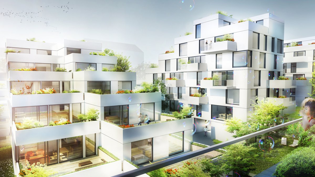 Goldegg Terrassen / Wettbewerb 2. Platz