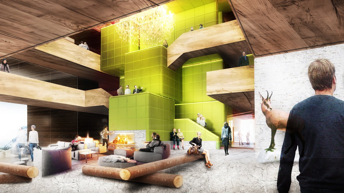 Alpine hotel / Competition 3rd place