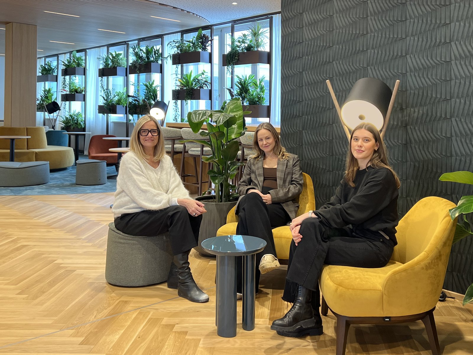 Our team for IG Immobilien: Sigrid Mayer, Lovisa Thörnblum, Livia Hämmerle