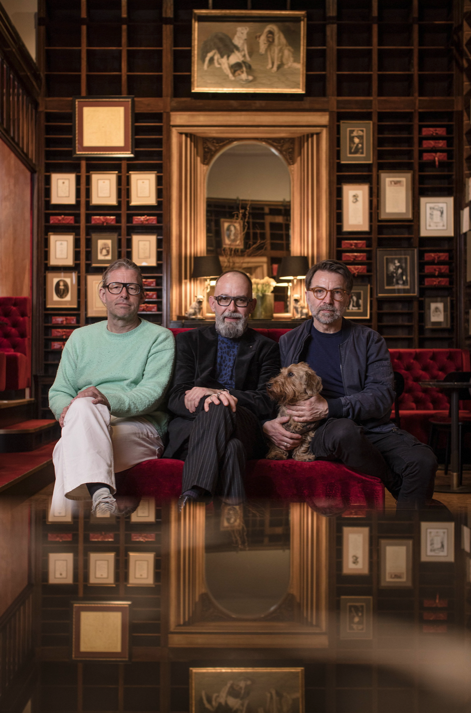 left to right: Erich Bernard, Dizzi Alfons, Peter Weisz