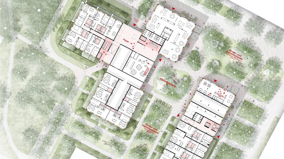 Stadtquartier Eibengasse L1 - Competition 1st place