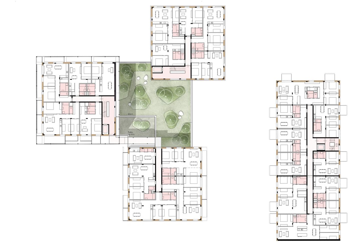 Stadtquartier Eibengasse L1 - Competition 1st place