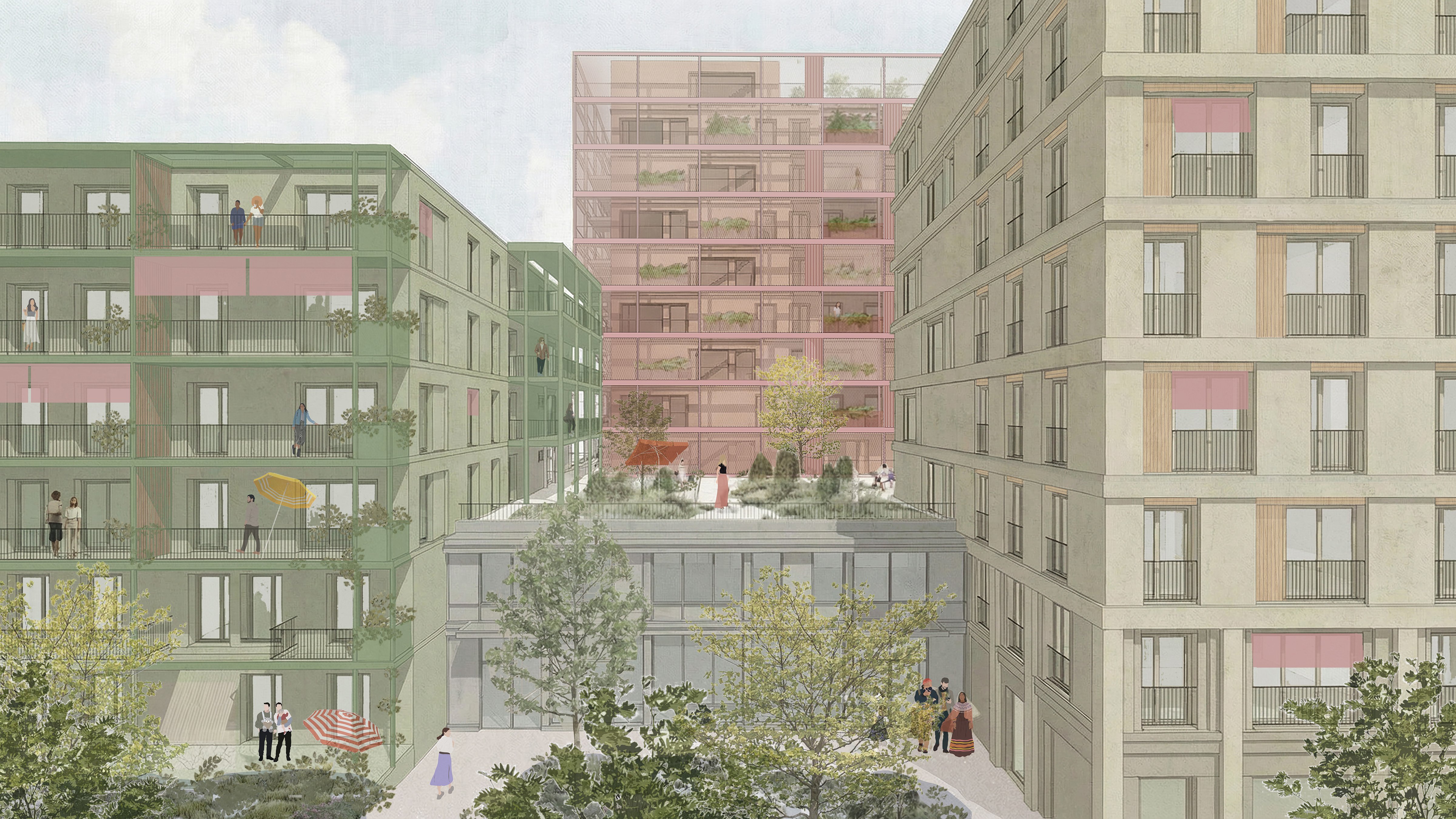 Stadtquartier Eibengasse L1 - Competition 1st place | BWM Designers ...