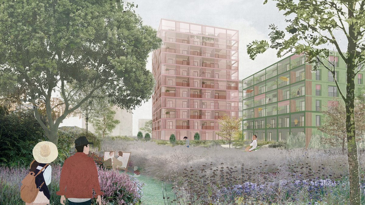 Stadtquartier Eibengasse - Wettbewerb 1. Platz