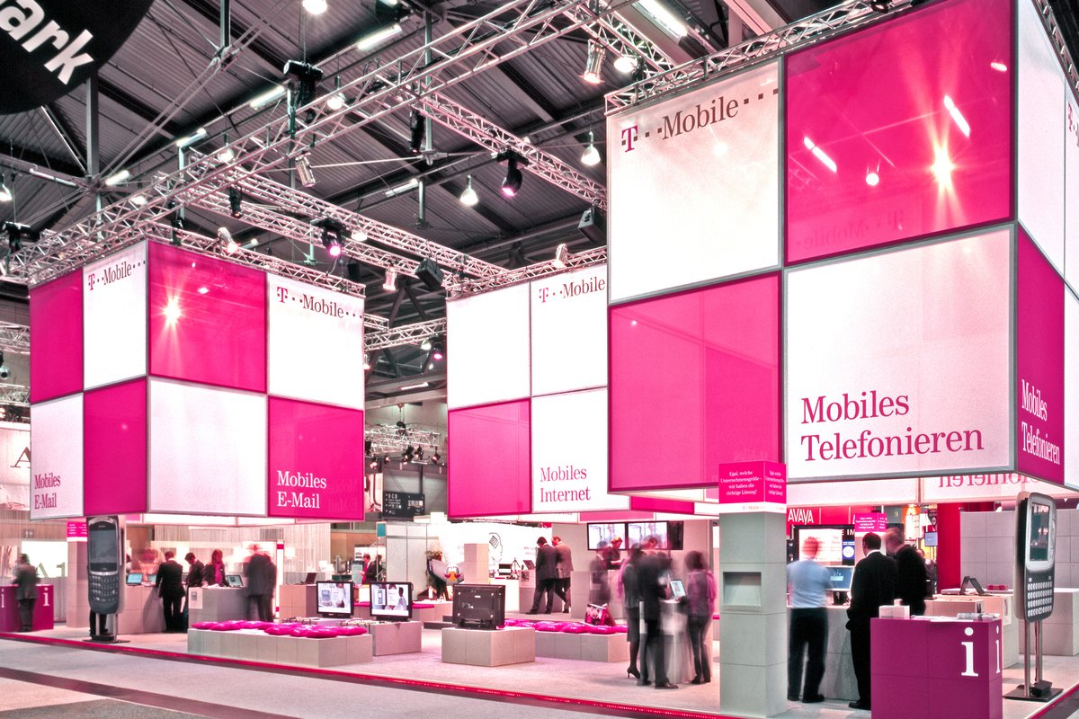 T-Mobile Messestand 2005/2007