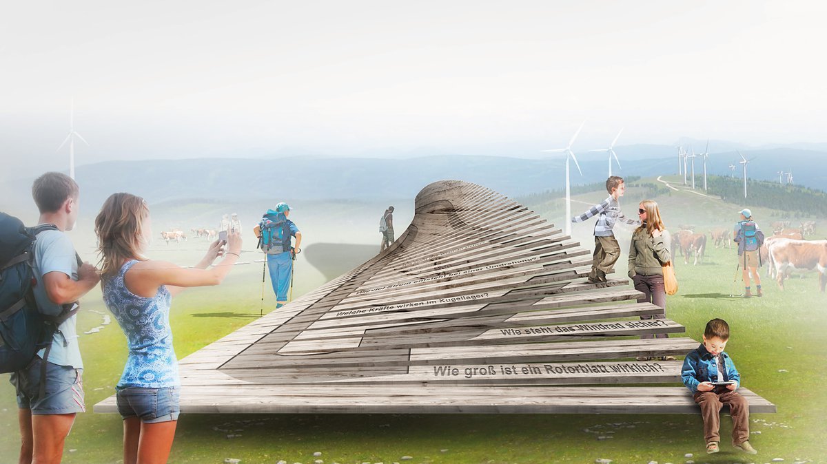 Windpark Pretul / Wettbewerb 1. Platz